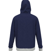 Earl Colour Block Layering Golf Hoodie In Black Iris Bijou Heather