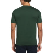 Pin Point Embroidered Pete T-Shirt In Sycamore