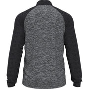 Colour Block 1/4 Zip Pullover In Dark Caviar Heather