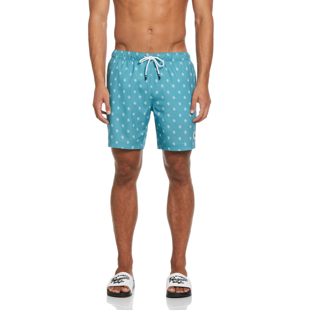 7" Recycled Repete Swim Shorts In Teal