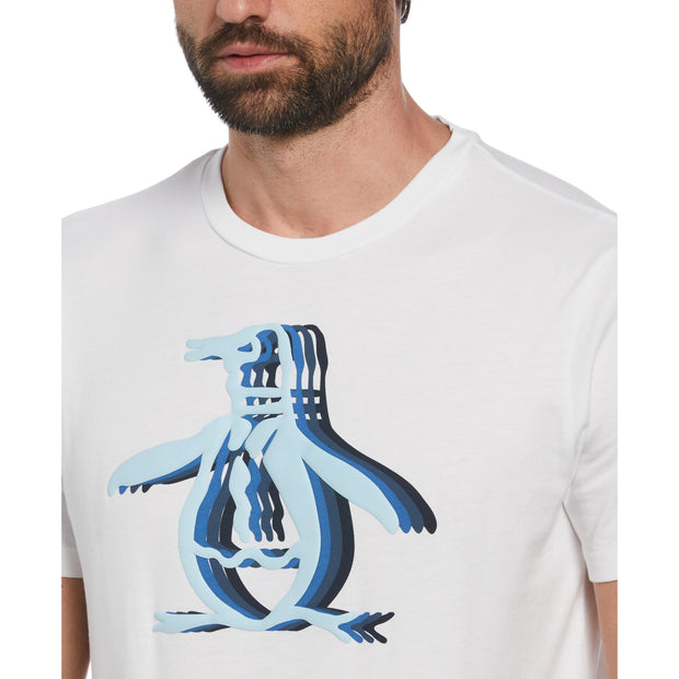 4D Pete Graphic Print T-Shirt In Bright White