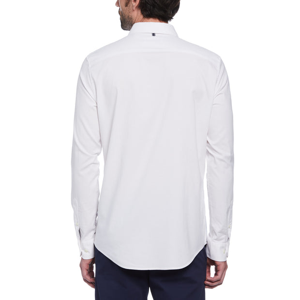 Ecovero Oxford Stretch Shirt In Bright White