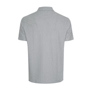 Heritage Geo Print Golf Polo Shirt In Quarry