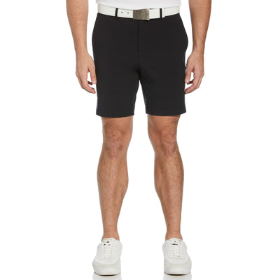 Flat Front Pete Perfomance 8" Golf Shorts In Caviar