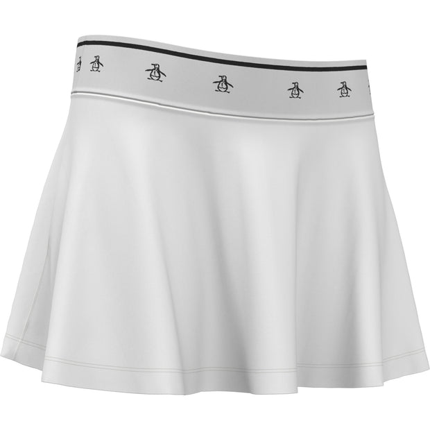 Women's 13" Essential Pete Elastic Waistband Tennis Skort In Bright White