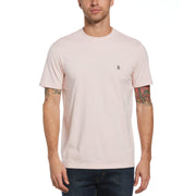 Pin Point Embroidered Pete T-Shirt In Parfait Pink