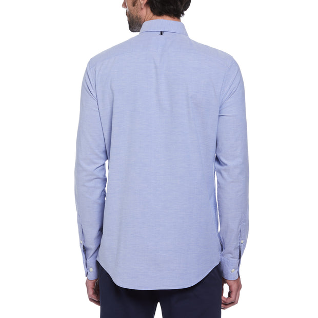 Ecovero Oxford Stretch Shirt In Amparo Blue