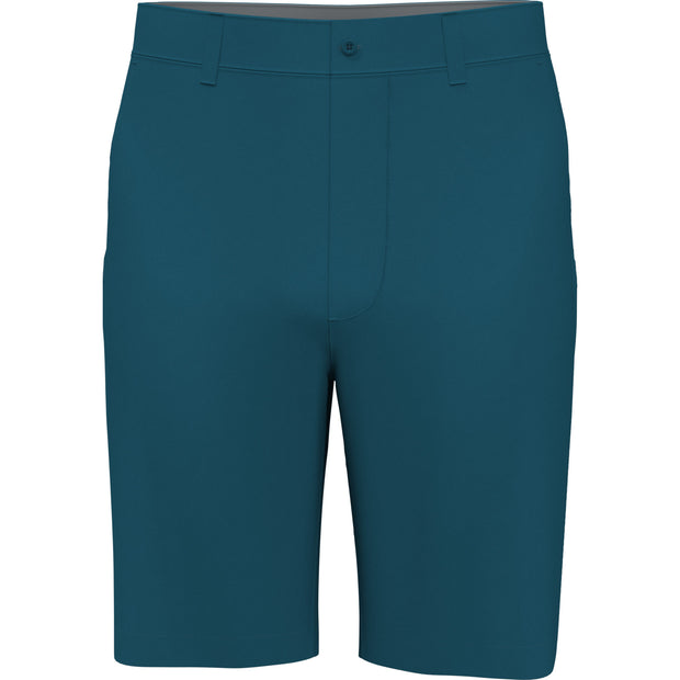 Flat Front Solid Golf Shorts In Corsair