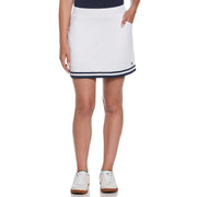 Women's Essential Colour Block Golf Skort In Bright White