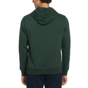 Sticker Pete Pullover Fleece Hoodie In Sycamore