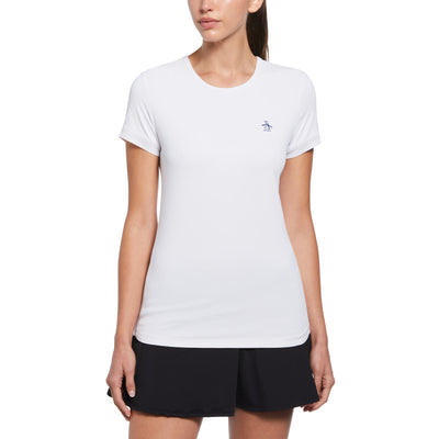 Women's Performance Tennis T-Shirt In Bright White