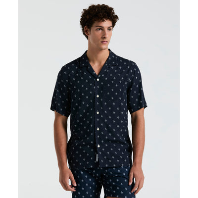 Ecovero™ Re-Pete Short Sleeve Shirt In Dark Sapphire