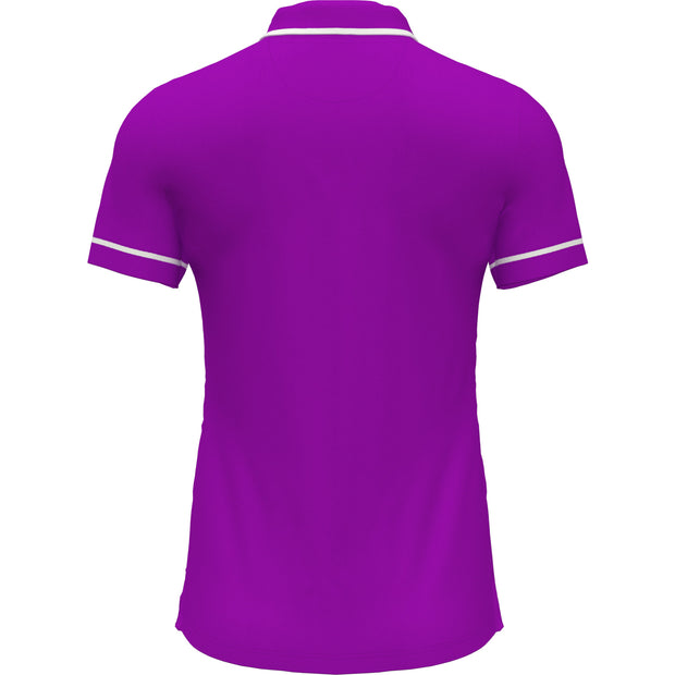 Women's Performance Veronica Short Sleeve Golf Polo Shirt In Purple Cactus Flower