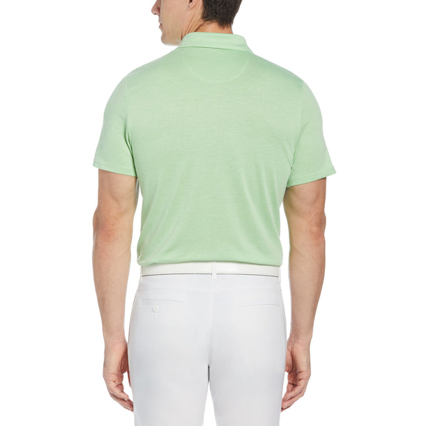 Original Colour Block Golf Polo In Green Ash