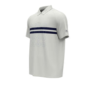 Colour Block Logo Performance Tennis Polo Shirt In Bright White