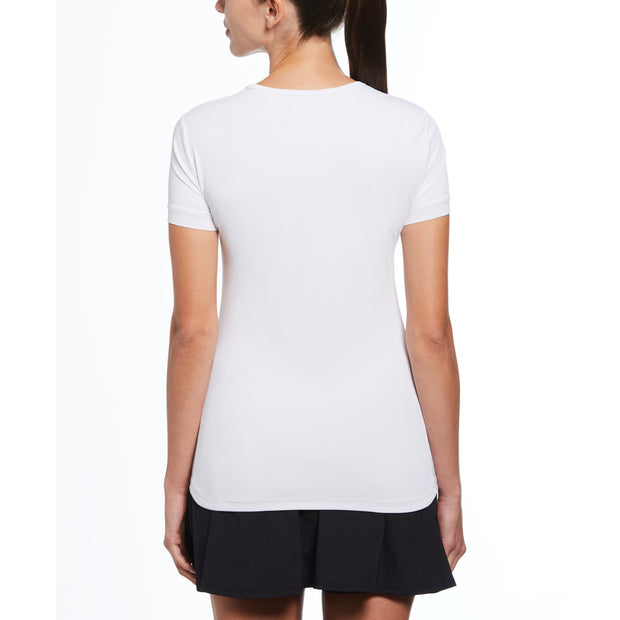 Women's Performance Tennis T-Shirt In Bright White