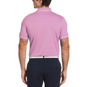 Pete Tipped Golf Polo Shirt In Rose Bouquet