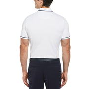 Barback Pete Printed Golf Polo Shirt In Bright White