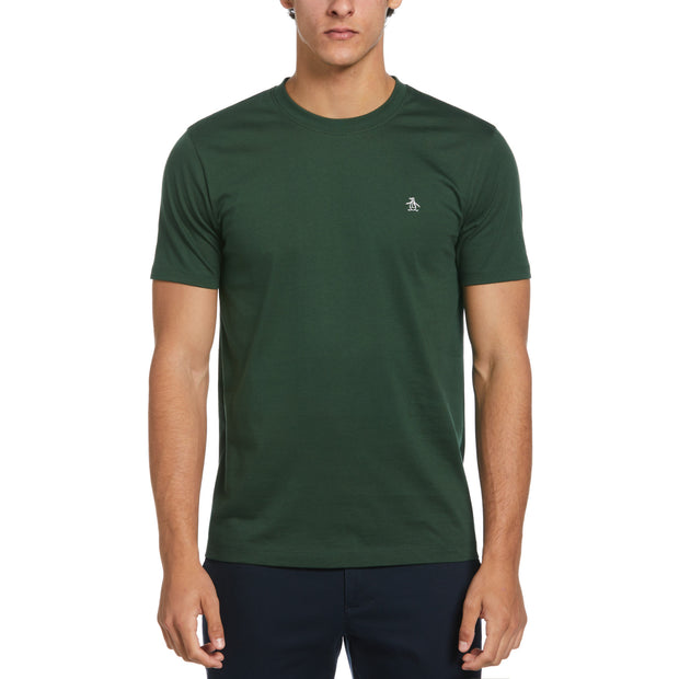 Pin Point Embroidered Pete T-Shirt In Sycamore