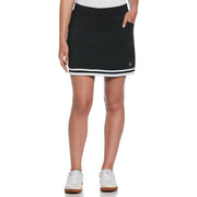 Women's Essential Colour Block Golf Skort In Caviar