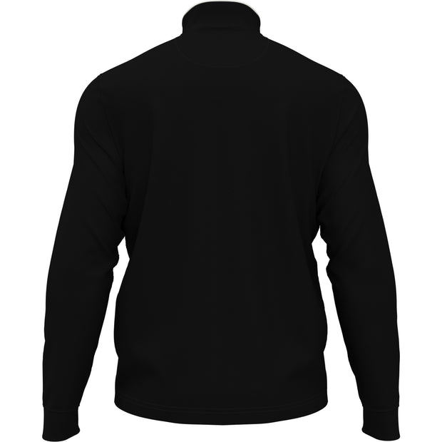 Technical Earl 1/4 Zip Long Sleeve Golf Sweater In Caviar