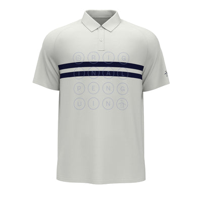 Colour Block Logo Performance Tennis Polo Shirt In Bright White