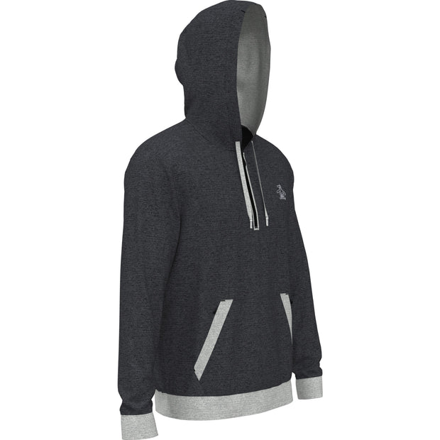 Earl Color Block Layering Golf Hoodie In Dark Caviar Heather