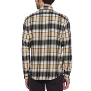 Ecovero™ Blend Plaid Flannel Shirt In True Black