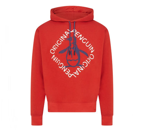 Pete Diamond Hooded Sweatshirt In Lava Falls