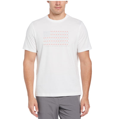 Americana Pete Graphic Golf T-Shirt In Bright White