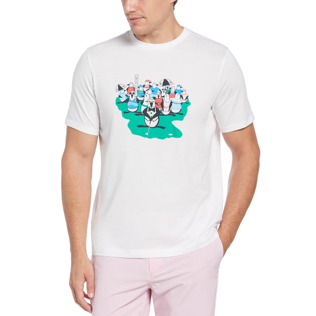 Heritage Graphic Golf T-Shirt In Bright White