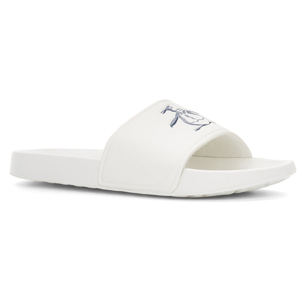 Pier Slider Sandal In White | Original Penguin®