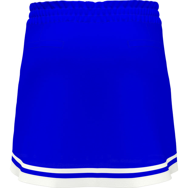 Women's Colour Blocked Golf Skort In Blue Tattoo