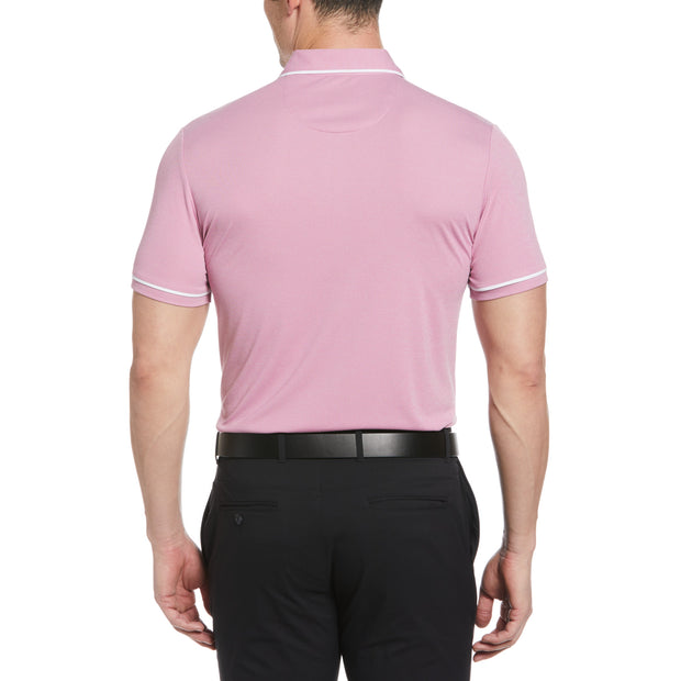 Eco Performance Earl Golf Polo Shirt In Rose Bouquet